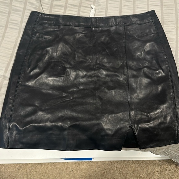 NWT Genuine Leather skirt by Lita! So gorgeous. Retails for $298!